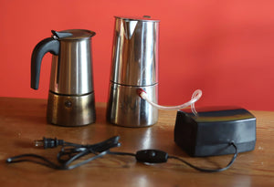 AeroPump eliminates scalded moka-pot coffee by applying air pressure instead of boiling water. Choose your temperature to make your coffee the way you want it.